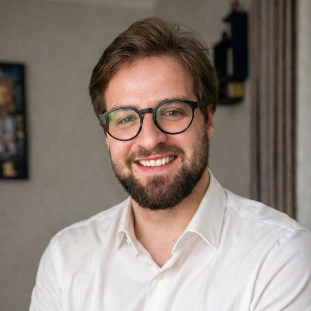 André Borges, psicólogo, no consultório